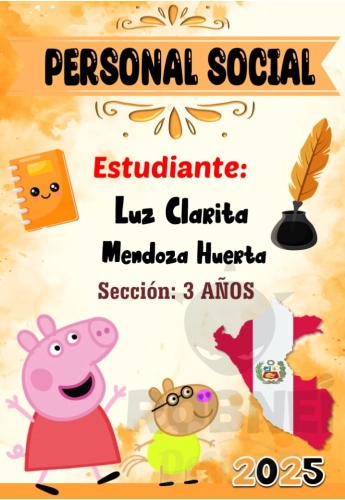Peppa Pig Anaranjado Personal Social